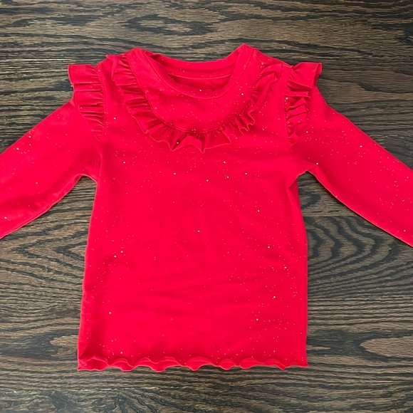 Sparkly red holiday shirt - Picture 1 of 2